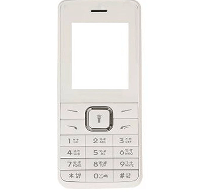 micromax - x 407 mobile, 4gb, white, 1 year warranty