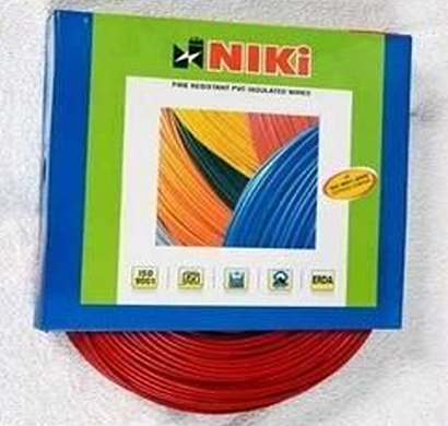 niki- 0.5(16/20) sqmm fr insulated fr insulated single core pvc cable (red)
