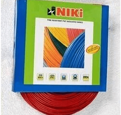 niki- 0.5(16/20) sqmm fr insulated three core pvc cable (red)