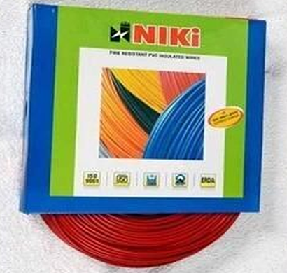 niki- 0.75(24/20) sqmm fr insulated single core pvc cable (red)