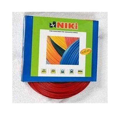 niki 1.00(32/20) sqmm fr insulated single core pvc cable red