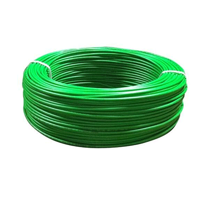 niki 1.00(32/20) sqmm fr insulated single core pvc cable green