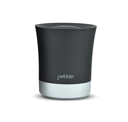 pebble xs bluetooth speaker with microphone (black)