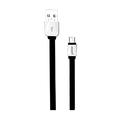 pebble pucm30 extra long micro usb cable for charge and sync-3 meter (black)