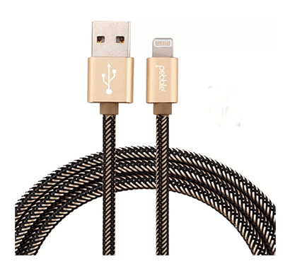 pebble pncl20 lightning data cable (gold)