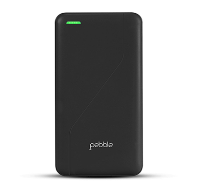 pebble pb66 20000 mah power bank (black)