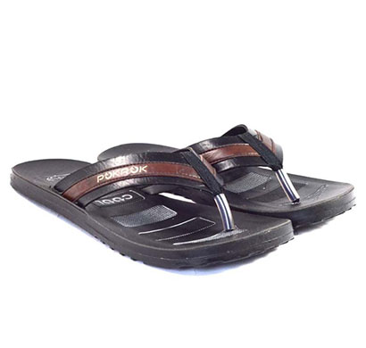pokrok men pu casual slipper (instagram3) black, tan, brown