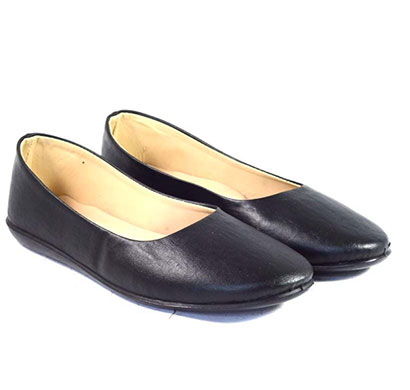 pokrok women pu stylish belly shoes (flites) black