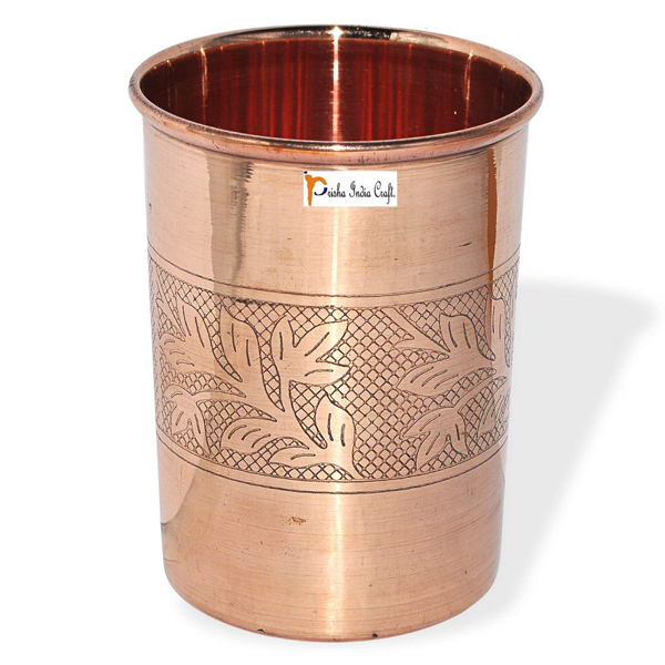 Wholesale Prisha India Craft Glass018 1 Copper Cup Water Tumbler Capacity 300 Ml With Best Liquidation Deal Excess2sell