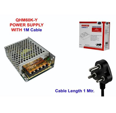 quantum qhm60k power supply 12v/5amp for cctv camera power