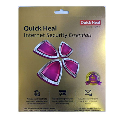 quick heal internet security essentials - 1 users, 1 year