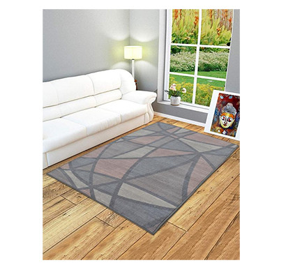 rugsmith (rs000024) rug & carpet grey & pink color premium qualty geometrical pattern polyamide nylon color map rug area rug