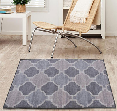 rugsmith (rs000215) pink & grey color premium qualty classical pattern polyamide nylon fretwork rug area rug