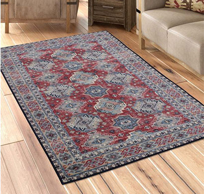 rugsmith (rs000180) cayenne multi color premium qualty classical pattern polyamide nylon orissa rug area rug