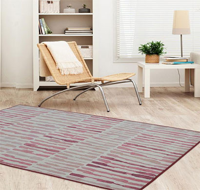 rugsmith (rs000099) cherry pink color premium qualty modern pattern polyamide nylon acacia rug area rug
