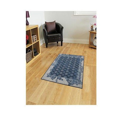 rugsmith ( rs000137 ) rugs & carpets midnight color premium qualty distressed pattern polyamide nylon fragment rug area