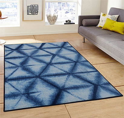 rugsmith (rs000084) midnight color premium qualty shibori pattern polyamide nylon speckle diamond rug area rug