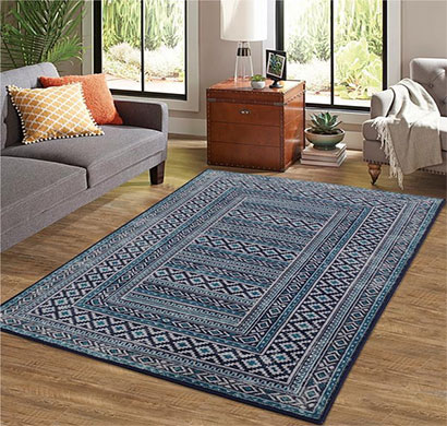 rugsmith (rs000038) multi color premium qualty classical pattern polyamide nylon haveli rug area rug