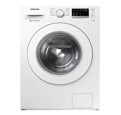 samsung (ww70j4263mw/tl) 7 kg fully automatic front load washing machine with in-built heater white