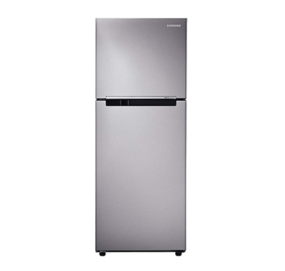 samsung (rt28k3043s8/hl) 253 l 3 star frost free double door refrigerator, inverter compressor,silver