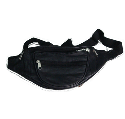 saw 011 leather money pouch black