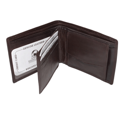 saw 013 leather wallet dark brown