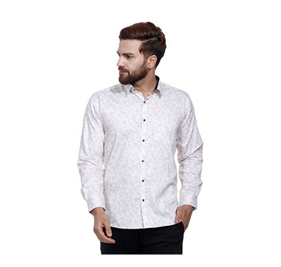 shaurya-f men printed casual shirt