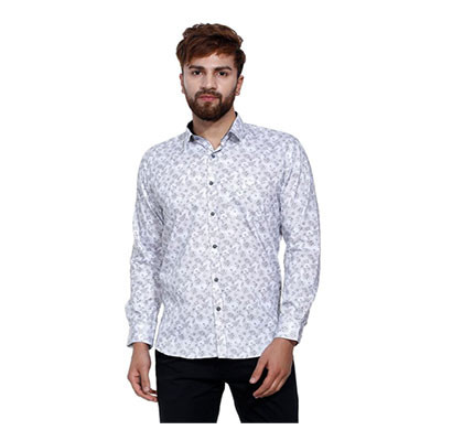 shaurya-f men's printed fancy casual shirt