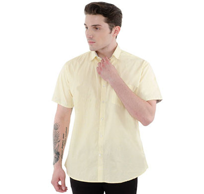 shaurya-f half sleeve men solid casual shirt