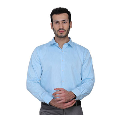 shaurya-f men's solid plain formal shirt