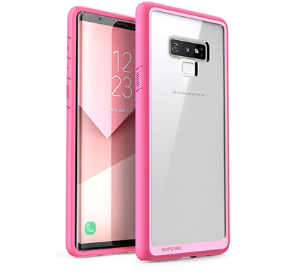supcase (b07gzqbdkj) unicorn beetle style series hybrid protective clear tpu case for samsung galaxy note 9 (pink)