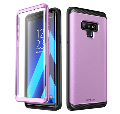 supcase (b07h34c3vn) (ub neo series) case for samsung galaxy note 9, full-body protective dual layer armor cover with built-in screen protector for samsung galaxy note 9 2018 (purple)