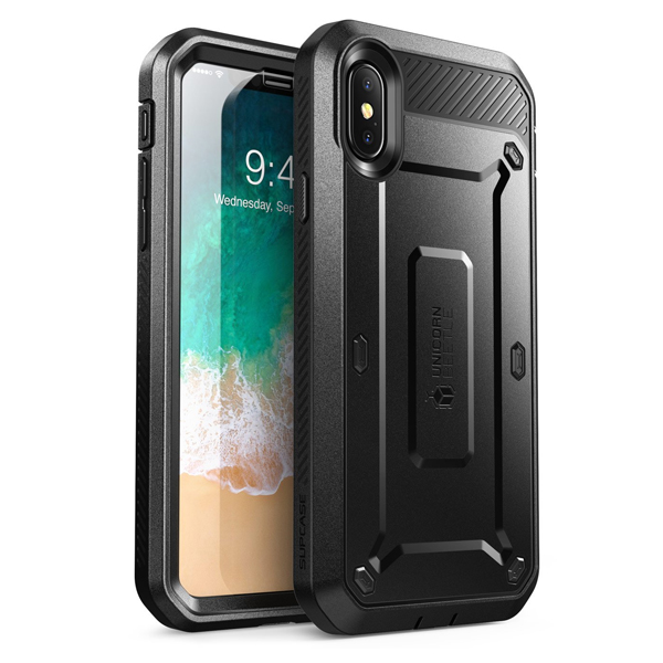 Supcase (b07fph2lq4) (unicorn Beetle Pro Series) Case For Iphone Xs  Iphone X Full-body Rugged Holster Case With Built-in Screen Protector  Kickstan