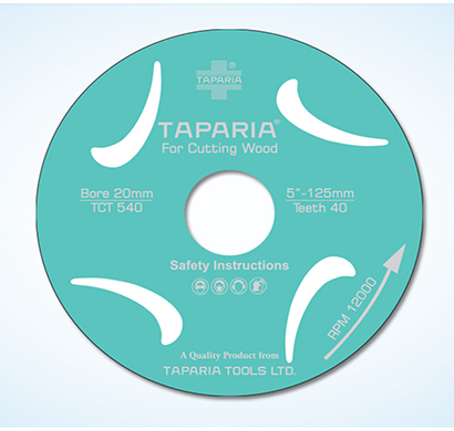 taparia - tctxl 430, tct wood cutting blade