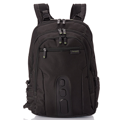 targus tbb013ap-71 spruce ecosmart 15.6-inch backpack made from recycled material (black)
