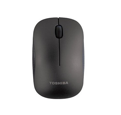 toshiba w55 optical wireless mouse with blue led technology (gray)