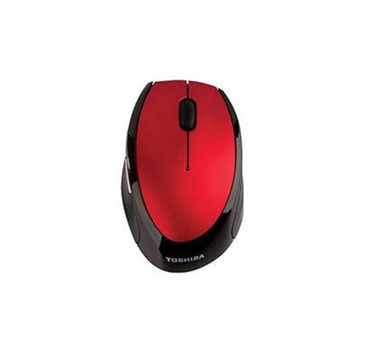 toshiba w80 blue led wireless optical mouse (grey,red)