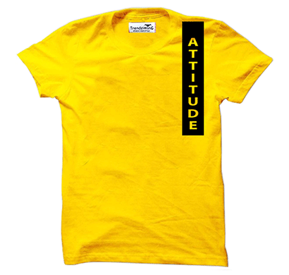 trendzwing tw011 attitude t-shirt yellow