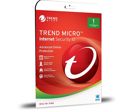 trend micro internet security 10 -1 pc, 1 year (cd)