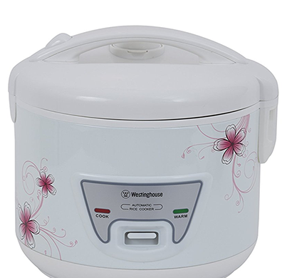 westinghouse - rc15w2p-cm, electric rice cooker, 1.5 l, white, 1 year warranty