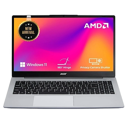 acer aspire as15-42 (un.34qsi.002) thin and light laptop (amd ryzen 5 hexa core 7430u/ 16gb ram/ 512gb ssd/ 14 inch/ windows 11 home), silver