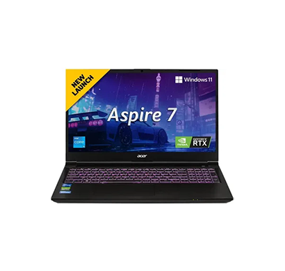 acer aspire 7 a715-79g (un.u2ksi.001) laptop (intel core i7-13620h/ 13th gen/ 16gb ram/ 512gb ssd/ windows 11 home/ 6gb nvidia geforce rtx 3050 graphics/ backlit kbd/ 15.6-inch fhd/ 1 year warranty), flame black