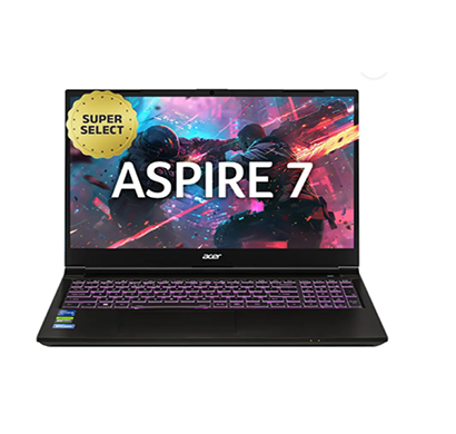 acer aspire 7 a715-79g ( un.34psi.001) gaming laptop (intel core i5-13420h/ 13th gen/ 16gb ram/ 512gb ssd/ windows 11 home/ 6gb nvidia geforce rtx 3050 graphics/ backlit kbd/ 15.6-inch fhd/ 1 year warranty), black