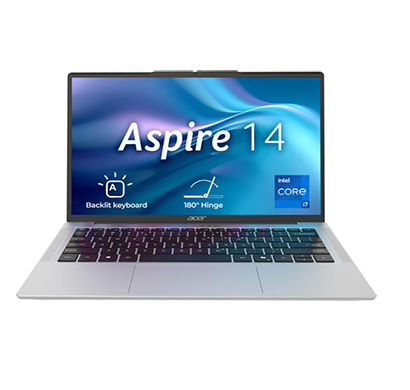 acer aspire 14 as14h-53 (un.36csi.005) thin and light laptop ( intel core i7-13620h/13th gen/16gb ram/ 512gb ssd/ 14 inch/ windows 11 home with ms office/ backlit keyboard),pure silver