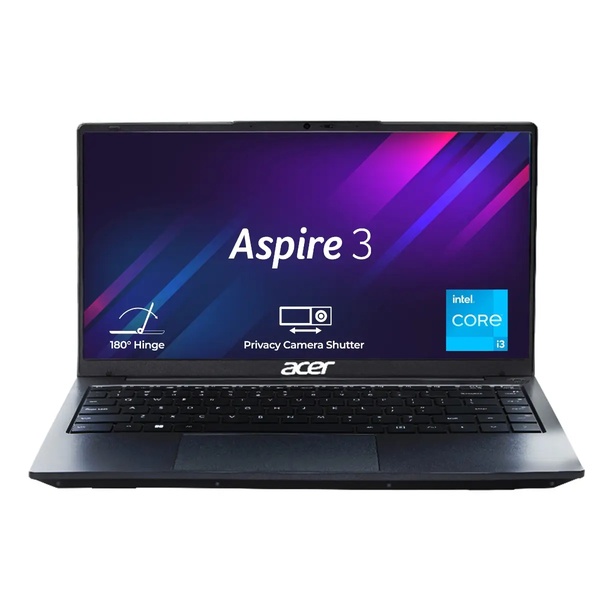 acer aspire 3 a324-53 (un.34rsi.01t) thin and light laptop (intel core i3-1305u/8 gb ram /512 gb ssd/ 14.1 inches (35.56 cm)/ windows 11 sl/steel gray/1.45 kg) 1 year warranty