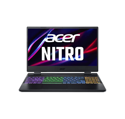 acer nitro 5 an515-58 (nh.qlzsi.001) gaming laptop (intel core i7/ 12th gen/ 16gb ram/ 512gb ssd/ windows 11 home/ 6 gb graphics/ 15.6 inch/ 1 year warranty), black