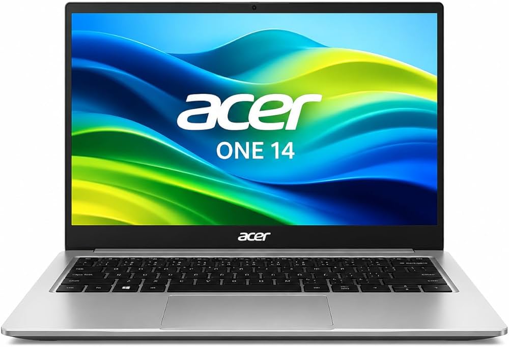 acer one z14-55m (un.37dsi.004) business laptop (amd r3 processor 7320u/8 gb ram ddr5/ 512 gb ssd/ fpr & hd webcamscreen /15.6