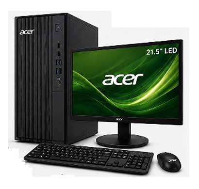 acer veriton m200-p500 (ud.305si.0ac) desktop pc ( amd ryzen 3 5300g/ 16gb ram/ 512 gb storage/ 21.5 inch led monitor/ windows 11 professional), 3 year onsite warranty
