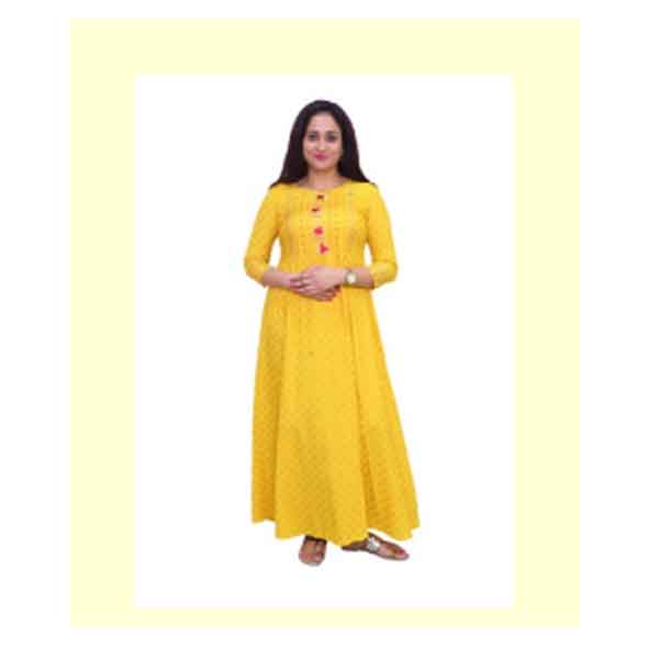 Cotton Stylish Kurtis, Length : 46 Inch, Size : S-(36), M-(38), L-(40),  XL-(42), XXL-(44) at Rs 666 / Piece in Pune