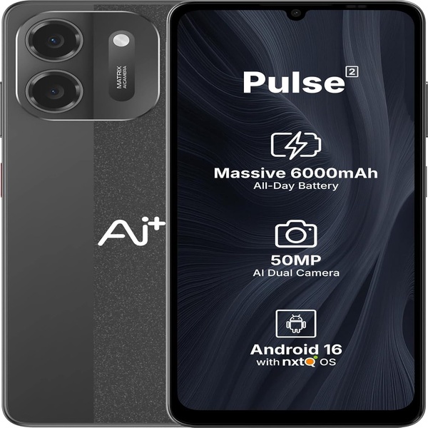 ai+ pulse 2 (4gb ram/64gb storage),mix colour